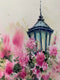 Original art for sale at UGallery.com | Cheerful Lantern by Fatemeh Kian | $525 | watercolor painting | 14.5' h x 10' w | thumbnail 4