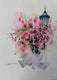 Original art for sale at UGallery.com | Cheerful Lantern by Fatemeh Kian | $525 | watercolor painting | 14.5' h x 10' w | thumbnail 1