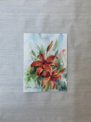 Happy Lilies by Fatemeh Kian |  Context View of Artwork 