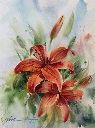 Happy Lilies by Fatemeh Kian |  Artwork Main Image 