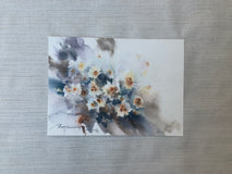 Original art for sale at UGallery.com | Stronger Together by Fatemeh Kian | $525 | watercolor painting | 10.5' h x 14.4' w | thumbnail 3