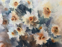 Original art for sale at UGallery.com | Stronger Together by Fatemeh Kian | $525 | watercolor painting | 10.5' h x 14.4' w | thumbnail 4