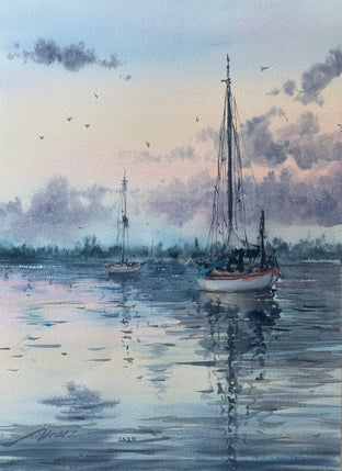 The Settled Boats by Fatemeh Kian |  Artwork Main Image 