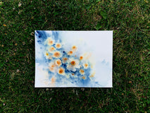 Original art for sale at UGallery.com | The White Dream by Fatemeh Kian | $525 | watercolor painting | 10.5' h x 14.5' w | thumbnail 3