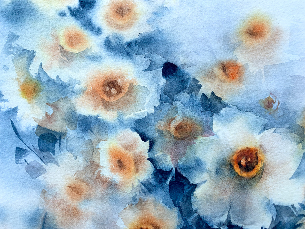 The White Dream by Fatemeh Kian |  Closeup View of Artwork 