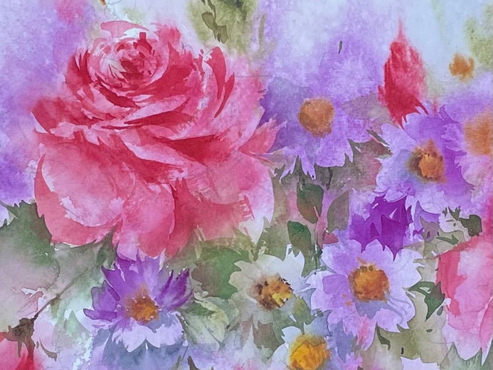 Violet Balance by Fatemeh Kian |   Closeup View of Artwork 