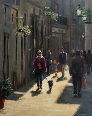 Original art for sale at UGallery.com | Buddy by Faye Vander Veer | $2,600 | oil painting | 20' h x 16' w | photo 1