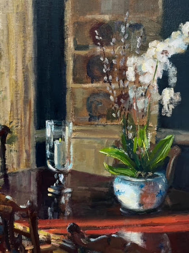 Early Sunday Morning by Faye Vander Veer |   Closeup View of Artwork 