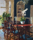 Original art for sale at UGallery.com | Early Sunday Morning by Faye Vander Veer | $2,350 | oil painting | 24' h x 20' w | thumbnail 1