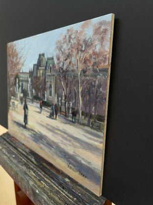 February in Paris by Faye Vander Veer |  Side View of Artwork 