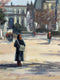 Original art for sale at UGallery.com | February in Paris by Faye Vander Veer | $750 | oil painting | 9' h x 12' w | thumbnail 4