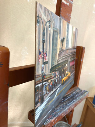 Grand Central by Faye Vander Veer |  Side View of Artwork 