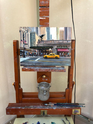 Original art for sale at UGallery.com | Grand Central by Faye Vander Veer | $1,275 | oil painting | 12' h x 16' w | photo 3