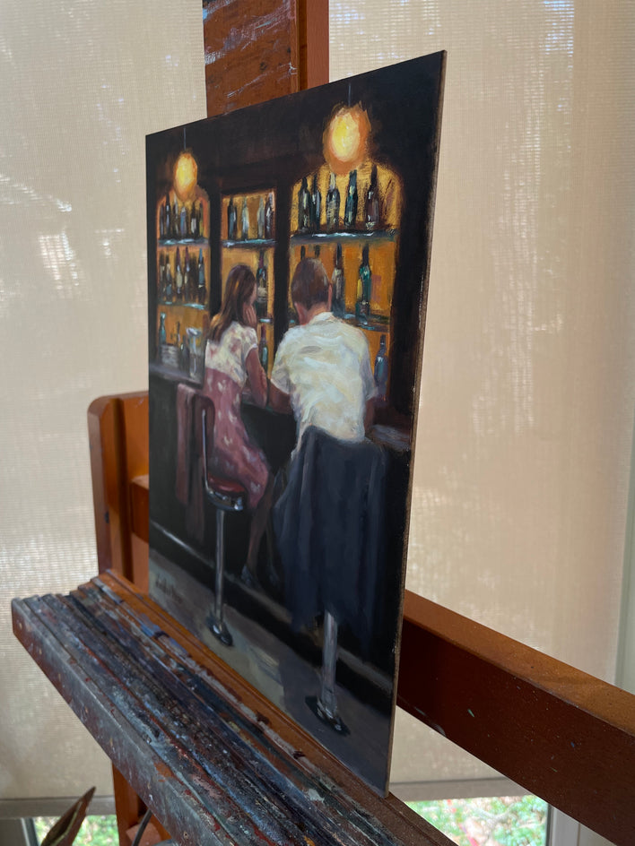 I Should Have Told You by Faye Vander Veer |  Side View of Artwork 