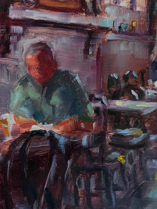 Original art for sale at UGallery.com | It's Five O'clock Somewhere by Faye Vander Veer | $1,675 | oil painting | 16' h x 12' w | photo 4