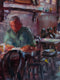 Original art for sale at UGallery.com | It's Five O'clock Somewhere by Faye Vander Veer | $1,675 | oil painting | 16' h x 12' w | thumbnail 4