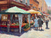 Original art for sale at UGallery.com | Le Marche by Faye Vander Veer | $2,600 | oil painting | 18' h x 24' w | thumbnail 1
