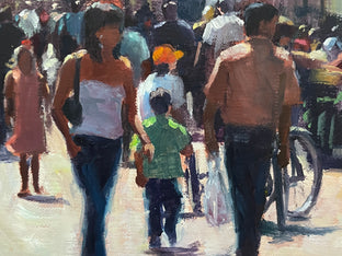 Saturday in Paris by Faye Vander Veer |   Closeup View of Artwork 
