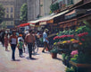 Original art for sale at UGallery.com | Saturday in Paris by Faye Vander Veer | $1,275 | oil painting | 11' h x 14' w | thumbnail 1