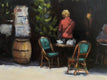 Original art for sale at UGallery.com | Shadows of Paris by Faye Vander Veer | $2,600 | oil painting | 16' h x 20' w | thumbnail 4