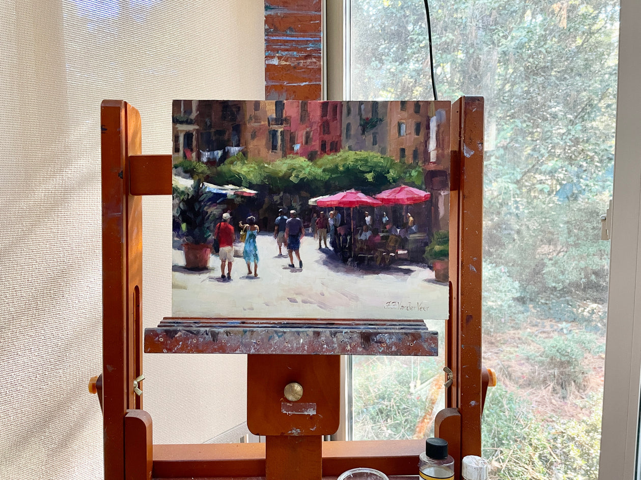 Summer in Vernazza by Faye Vander Veer |  Context View of Artwork 
