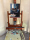 Original art for sale at UGallery.com | The Phone Call by Faye Vander Veer | $1,275 | oil painting | 16' h x 12' w | thumbnail 3