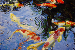 Original art for sale at UGallery.com | Feeding Time by Onelio Marrero | $625 | oil painting | 11' h x 14' w | photo 4