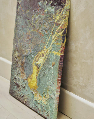 Original art for sale at UGallery.com | Alegranza by Fernando Bosch | $1,100 | mixed media artwork | 18.8' h x 14.9' w | photo 2