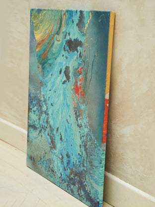 Flujo Mar’timo by Fernando Bosch |  Side View of Artwork 
