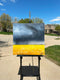 Original art for sale at UGallery.com | Rain Over Flowers by Fernando Garcia | $1,000 | acrylic painting | 27' h x 27' w | thumbnail 4