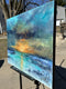 Original art for sale at UGallery.com | The Second Sun by Fernando Garcia | $3,875 | mixed media artwork | 30' h x 40' w | thumbnail 3
