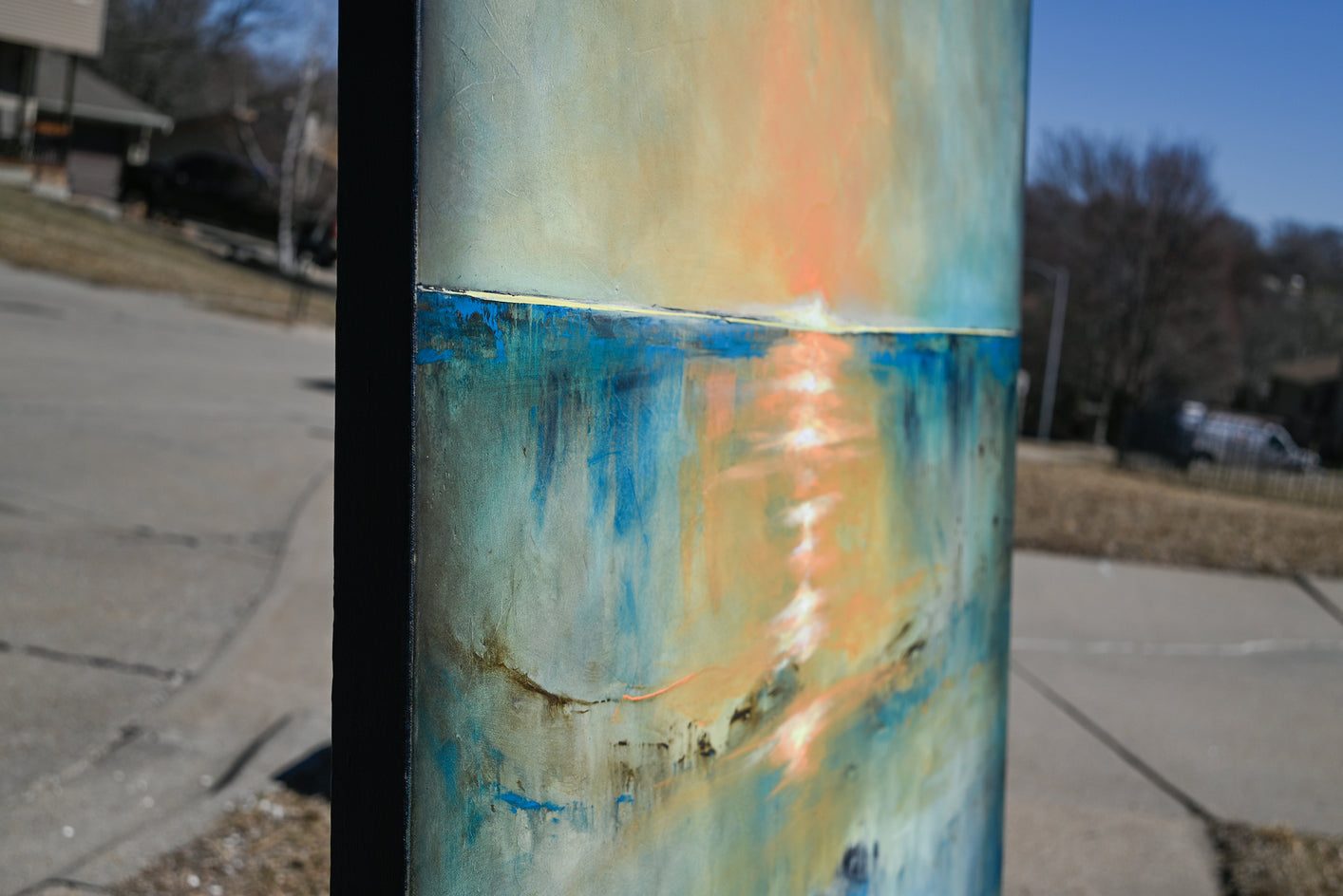 The King Sun by Fernando Garcia |  Closeup View of Artwork 