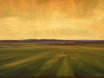 Original art for sale at UGallery.com | Field XIX by Mandy Main | $450 | oil painting | 8' h x 24' w | thumbnail 4