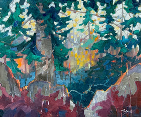 Original art for sale at UGallery.com | Fir by Teresa Smith | $1,100 |  | 20' h x ' w