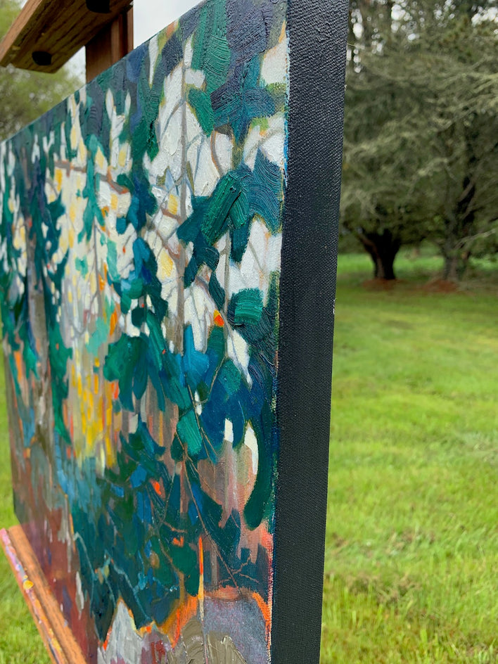 Fir by Teresa Smith |  Side View of Artwork 