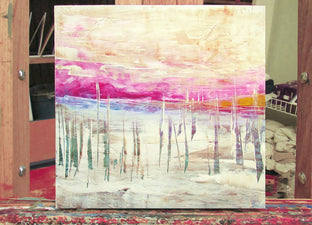 Original art for sale at UGallery.com | Fire and Ice by Valerie Berkely | $250 | oil painting | 8' h x 8' w | photo 3