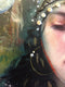 Original art for sale at UGallery.com | What Do the Fish Say by Darlene McElroy | $1,100 | mixed media artwork | 24' h x 12' w | thumbnail 4