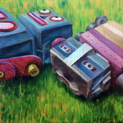 I See a Rabbit Smoking a Cigar! by Diane Flick |  Artwork Main Image 