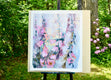 Original art for sale at UGallery.com | Go Gentle by Julia Hacker | $950 | acrylic painting | 31' h x 27' w | thumbnail 3