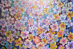 Original art for sale at UGallery.com | Floral Abstract by Natasha Tayles | $1,025 | acrylic painting | 36' h x 24' w | photo 1