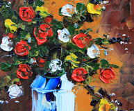 Original art for sale at UGallery.com | Lightness of Being by Lisa Elley | $250 | oil painting | 10' h x 8' w | thumbnail 4