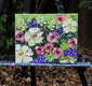 Original art for sale at UGallery.com | A Day in the Garden by Lisa Elley | $250 | oil painting | 8' h x 10' w | thumbnail 3