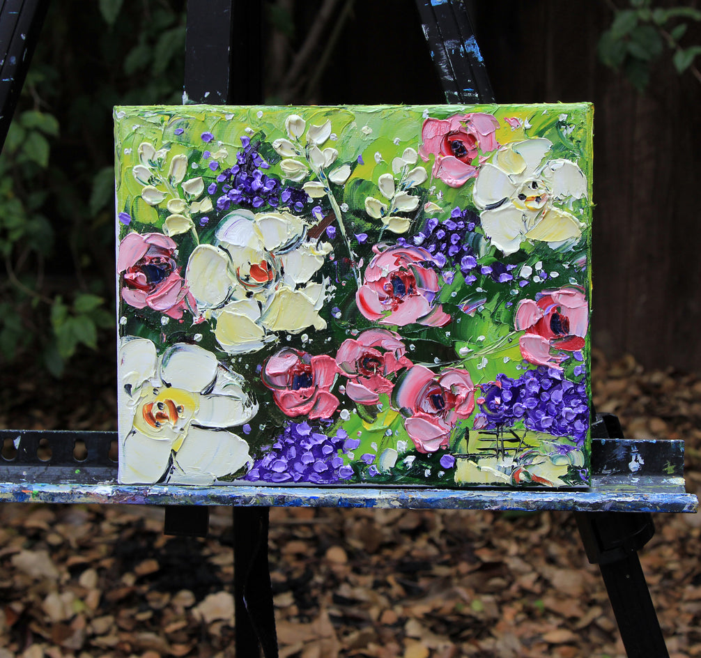 A Day in the Garden by Lisa Elley |  Context View of Artwork 