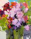 Original art for sale at UGallery.com | Floral Burst by David Forks | $475 | acrylic painting | 14' h x 11' w | thumbnail 1