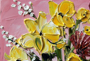 Original art for sale at UGallery.com | Spring Enigma by Lisa Elley | $300 | oil painting | 10' h x 8' w | photo 4