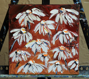 Quiet Elegance by Lisa Elley |  Side View of Artwork 