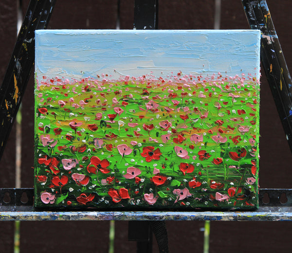 Poppy Field by Lisa Elley |  Context View of Artwork 