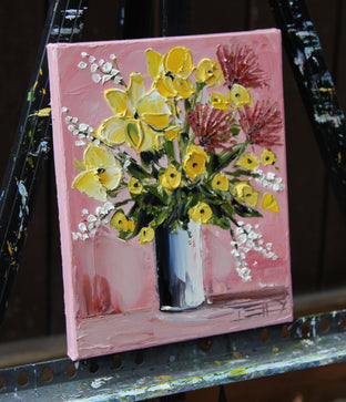 Original art for sale at UGallery.com | Spring Enigma by Lisa Elley | $300 | oil painting | 10' h x 8' w | photo 3