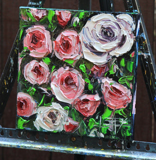 Simply Spring by Lisa Elley |  Side View of Artwork 