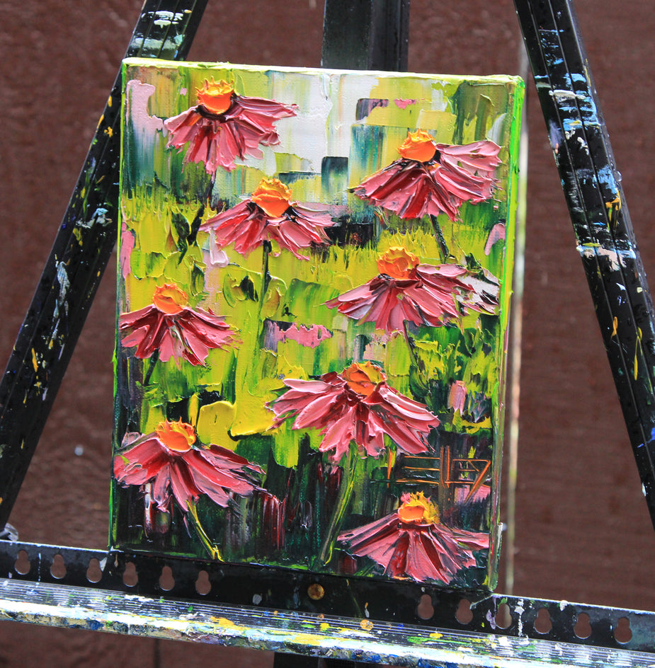 Spring Dream by Lisa Elley |  Side View of Artwork 